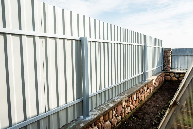 Modern Metal Fence