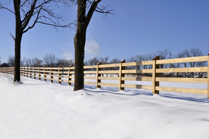 Winter Fence Work